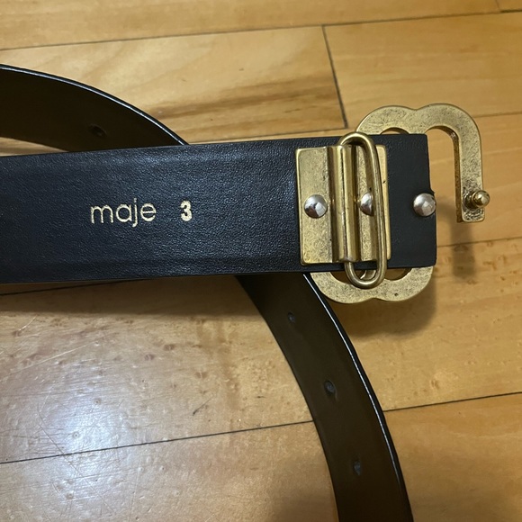 Maje leather belt - Picture 2 of 4